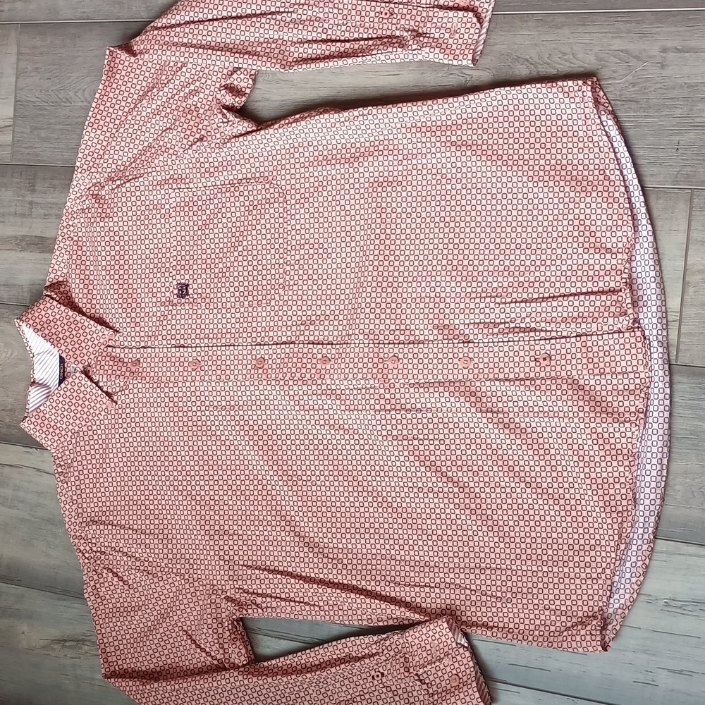 Cinch  Western Rodeo Pink/Black Button Down Shirt